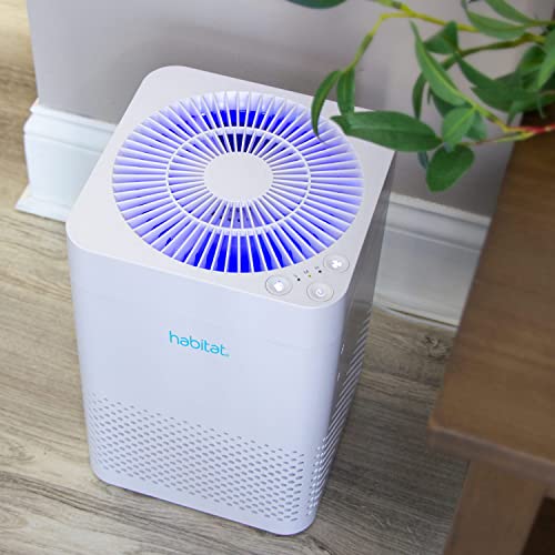 Image of Habitat 150A(e) True HEPA Filtration System, Realtime Air Quality Sensor, Covers Up to 900ft, Removes 99.97% of Airborne Particles and Viruses, Long-Lasting Filter, Quiet Fan