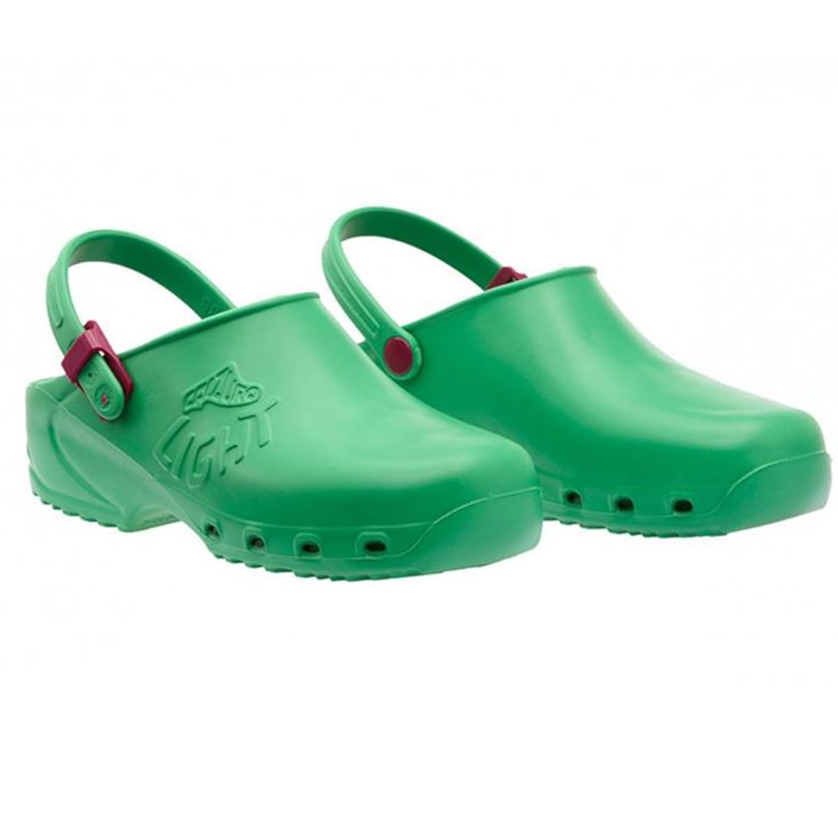 CALZURO Light - Zoccoli Sanitari Ultraleggeri per Uomo e Donna in EVA, Professionali CE, Comodi, Antistatici e Antiscivolo, Traspiranti, Lavabili