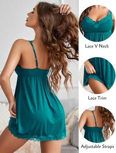 Image of Avidlove Women Sexy Sleepwear Lace Chemise Nightgown Full Slip Babydoll Sleepwear