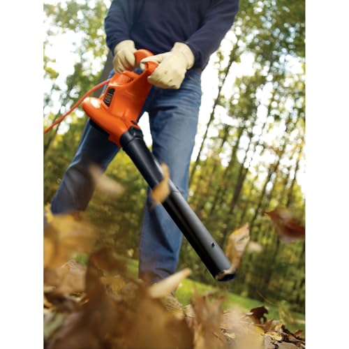 BLACK+DECKER Leaf Blower Leaf Vacuum and Leaf Mulcher 3-in-1, Electric Blowers for Lawn Care, 12 Amp, 250 MPH, 400 CFM (BV6000) - image 9