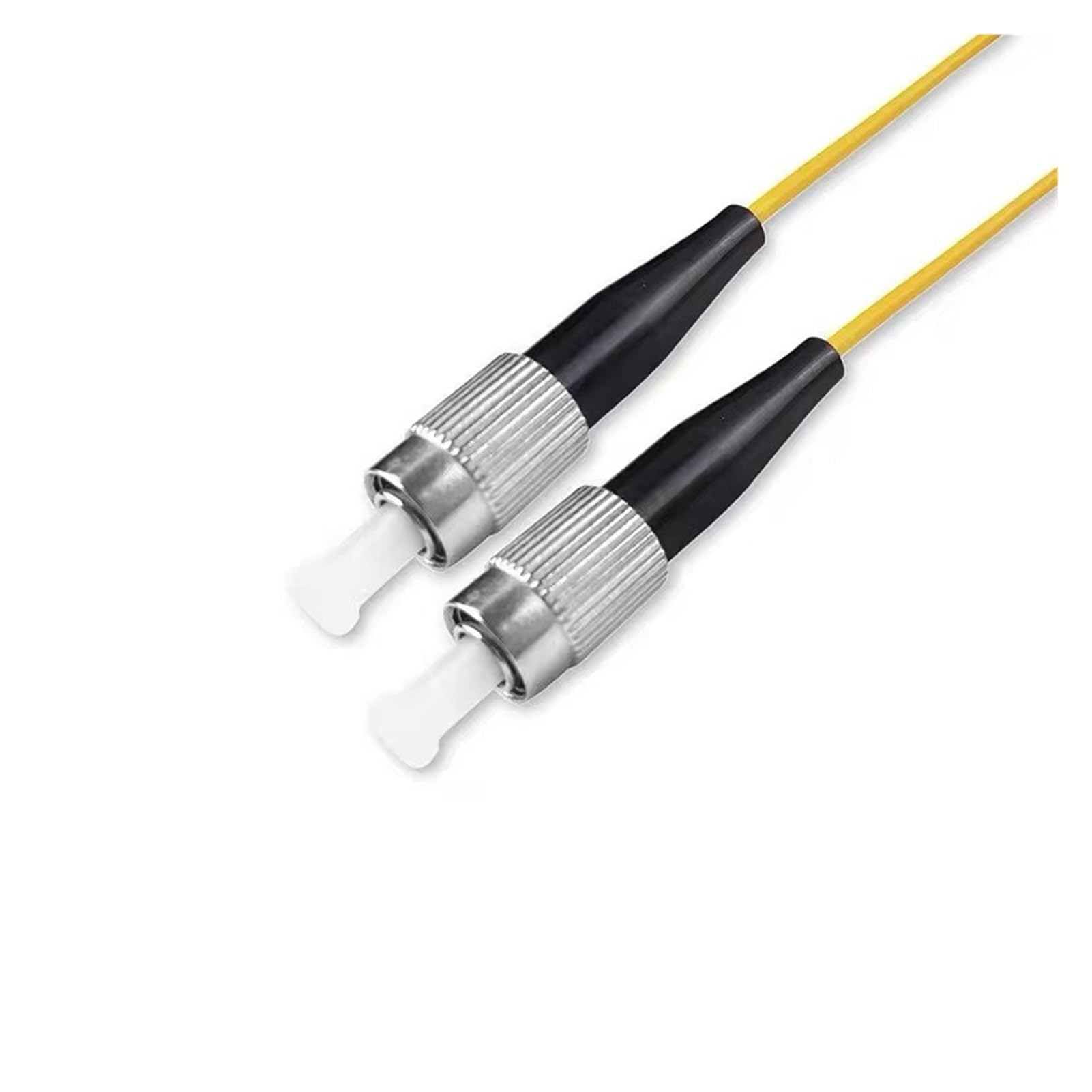 5pcs 2x2 fibra ottica PLC Splitter Modulo 2 * 2 Box Tipo SC FC ST LC Pigtail Tipo Cassette FTTH Accoppiatore Giallo 2:2 (FC A)