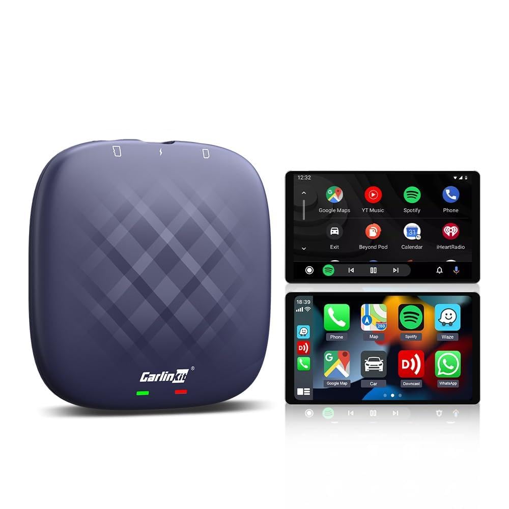 CarlinKit CarPlay Multimedia AI Box Android 13.0 System Only for Wired CarPlay Touch Screen Cars, Support Netflix YouTube Google Play ect. Wired to Wireless CarPlay Android Auto 8core 4G+64G