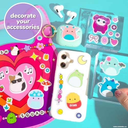 Image of Horizon Group USA Puffy Sticker Playset for Kids, Squishmallows