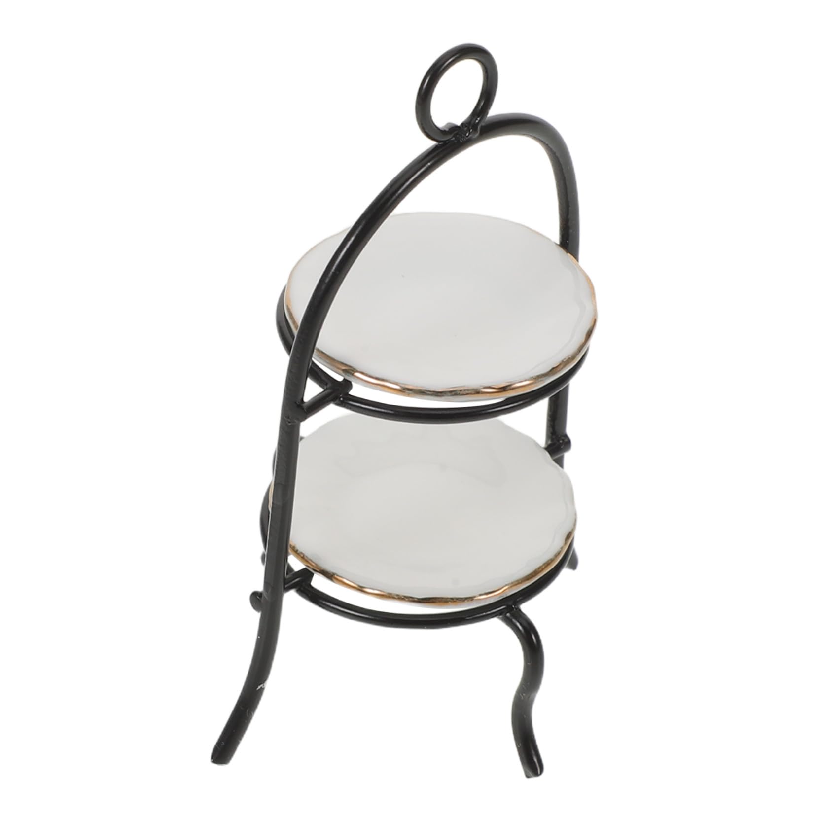 - Yardwe Scale Miniature Cake Stand for Dollhouse Kitchen Compact Dessert Display Rack for Small Cakes and Pastries Mini Food Accessory for Dollhouse Tea Party and Decor