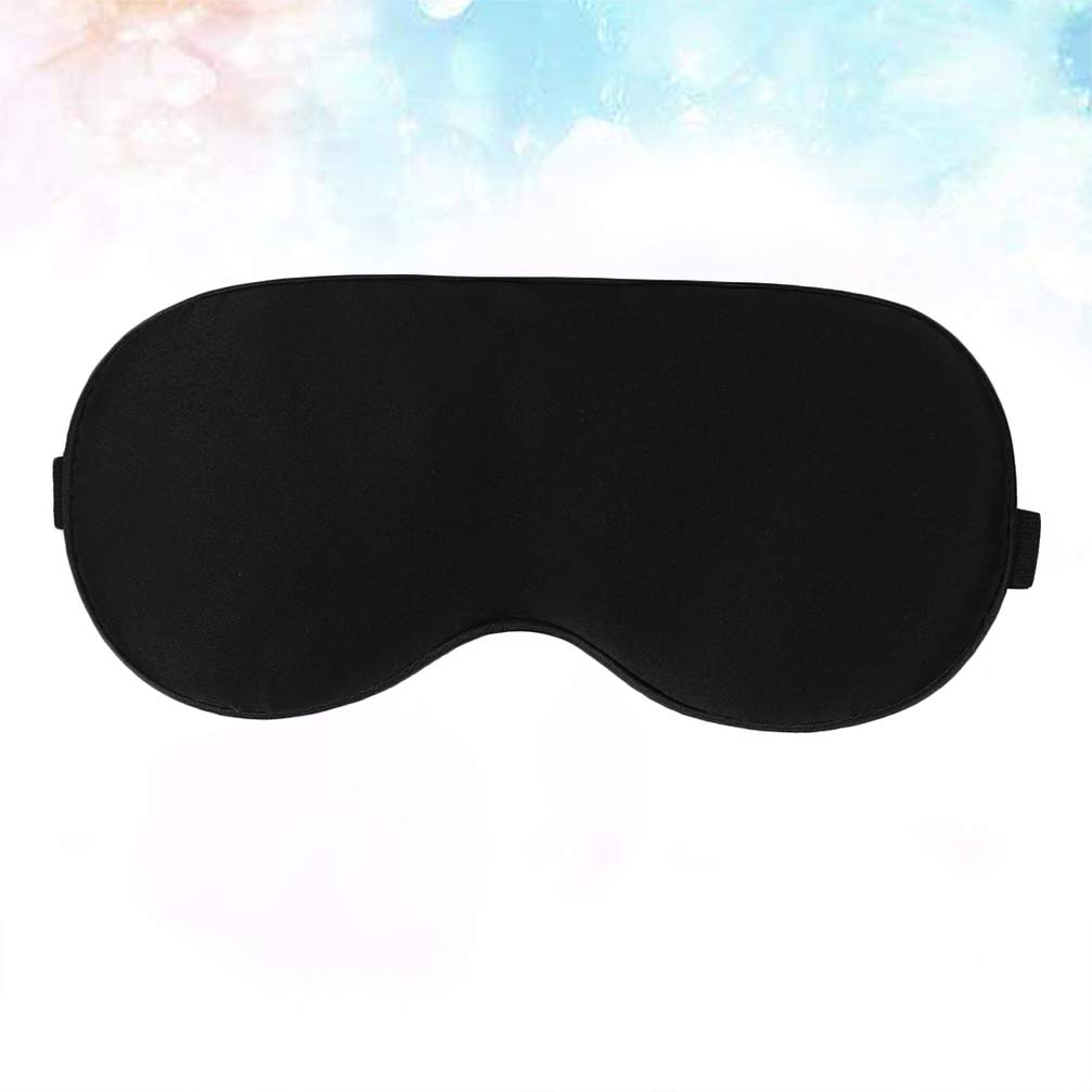 Lurrose Silk Sleep Mask Eyepatch Eye Cover Blindfold Eyeshade for Sleeping Travel Hotel