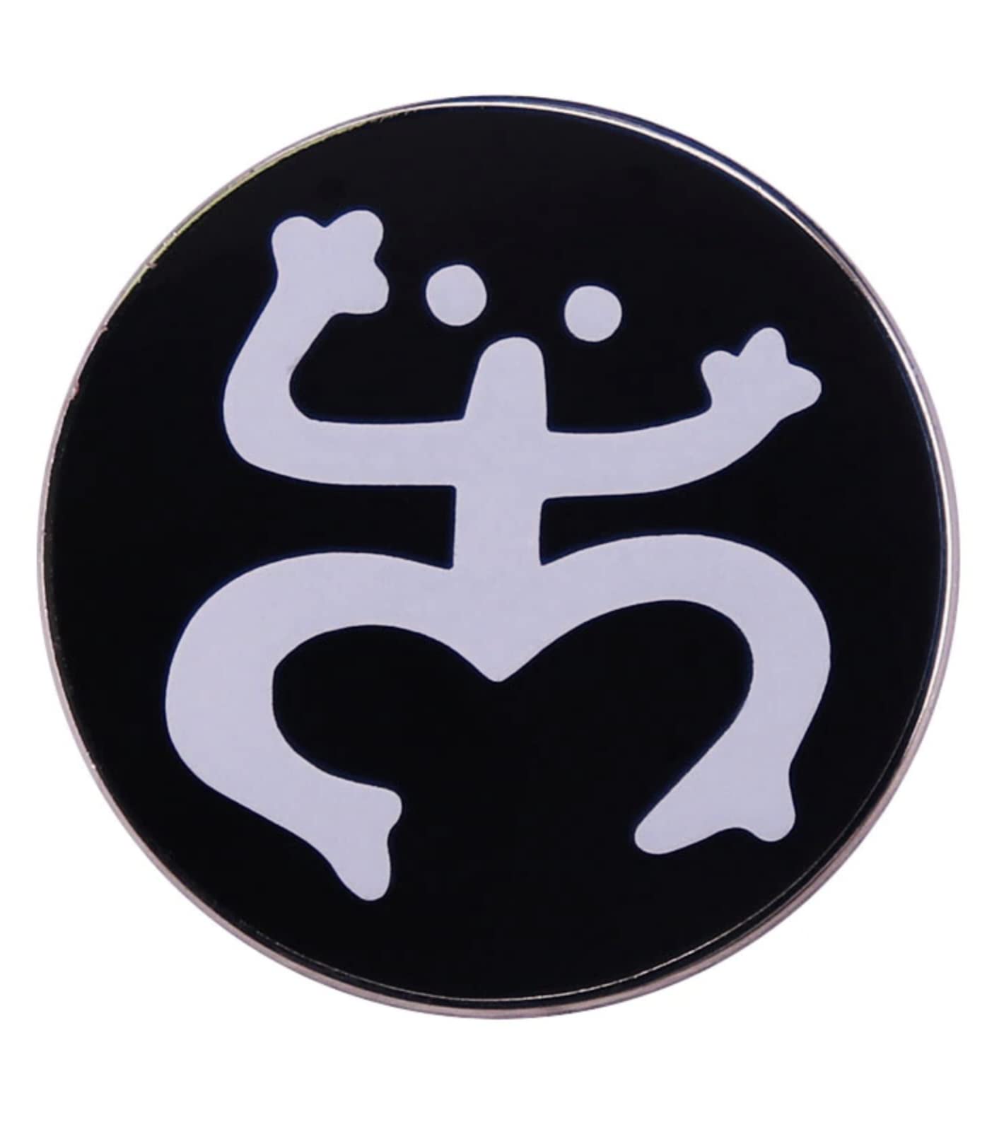 Coqui Taino Puerto Rico Indigenous Frog Mascot Femaleness Symbol 1.2" Enamel Pin Badge