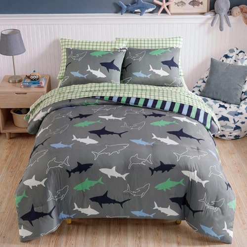 Image of Full Size Comforter Sets for Boys-7 Pieces Soft Full Size Bedding Sets