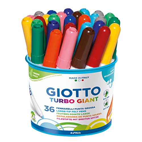 Giotto 424900 - Giotto Turbo Giant Barattolo36 Pz