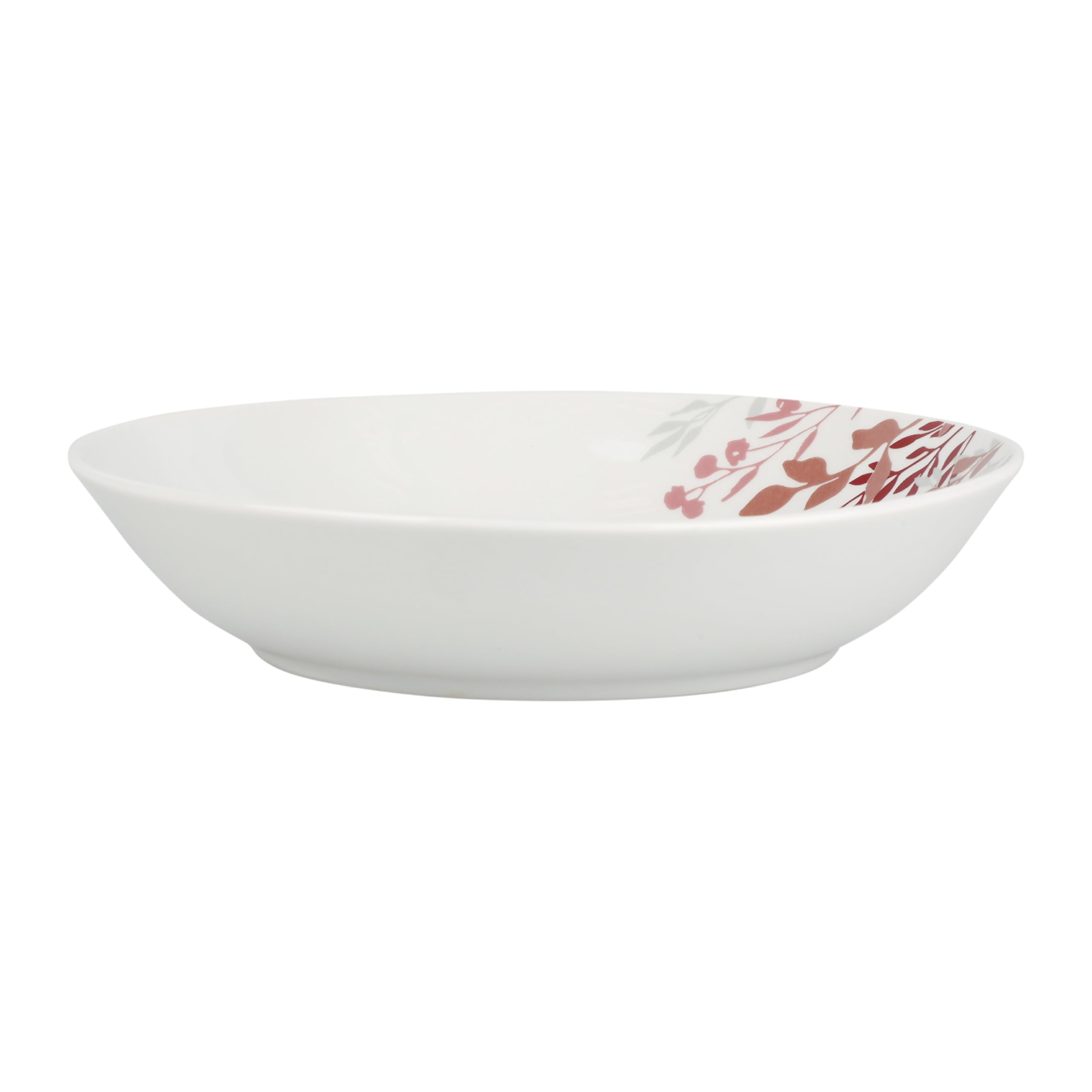 Delys 545957 Service de Table en Porcelaine de 18 pièces pour 6 Personnes - Assiettes Plates, Assiettes Creuses, Assiettes à Dessert - Décor Champêtre NEOBOUDOIR