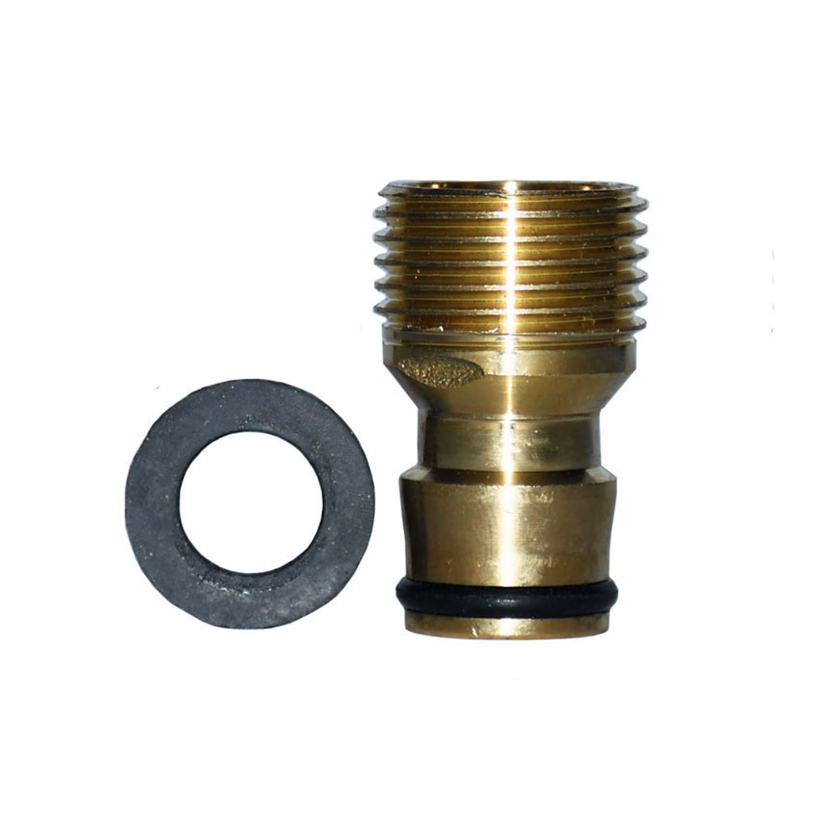 Garten-Klempnerschlauch-Adapter Wasserhahn Fitting 1/2 Gewindegelenk Wasserpistole Armaturen Wasserhahn 1/2 Messing Schnellanschluss Garten 10 Stück (Color : Yellow, Diameter : 1/2'')