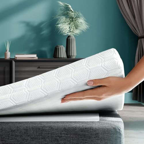WENDRE Kaltschaum Matratzentopper 180x200cm – Fester...