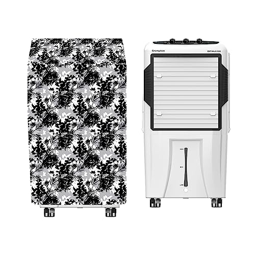 Image of HomeStore-YEP Air Cooler Cover for Crompton Optimus 100 Litre Desert Cooler 100% Waterproof Cover Size(LXBXH) cm:74.9 X 49.5 X 124.5 Black