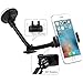 Bestfy Car Phone Mount Holder with Flexible Long Arm for 3.5 to 5.8 inch Smartphones/iPhone X/ 8 plus/8/7/6S/6 Plus/5S/5, Samsung Galaxy S6 S5, LG, HTC and More