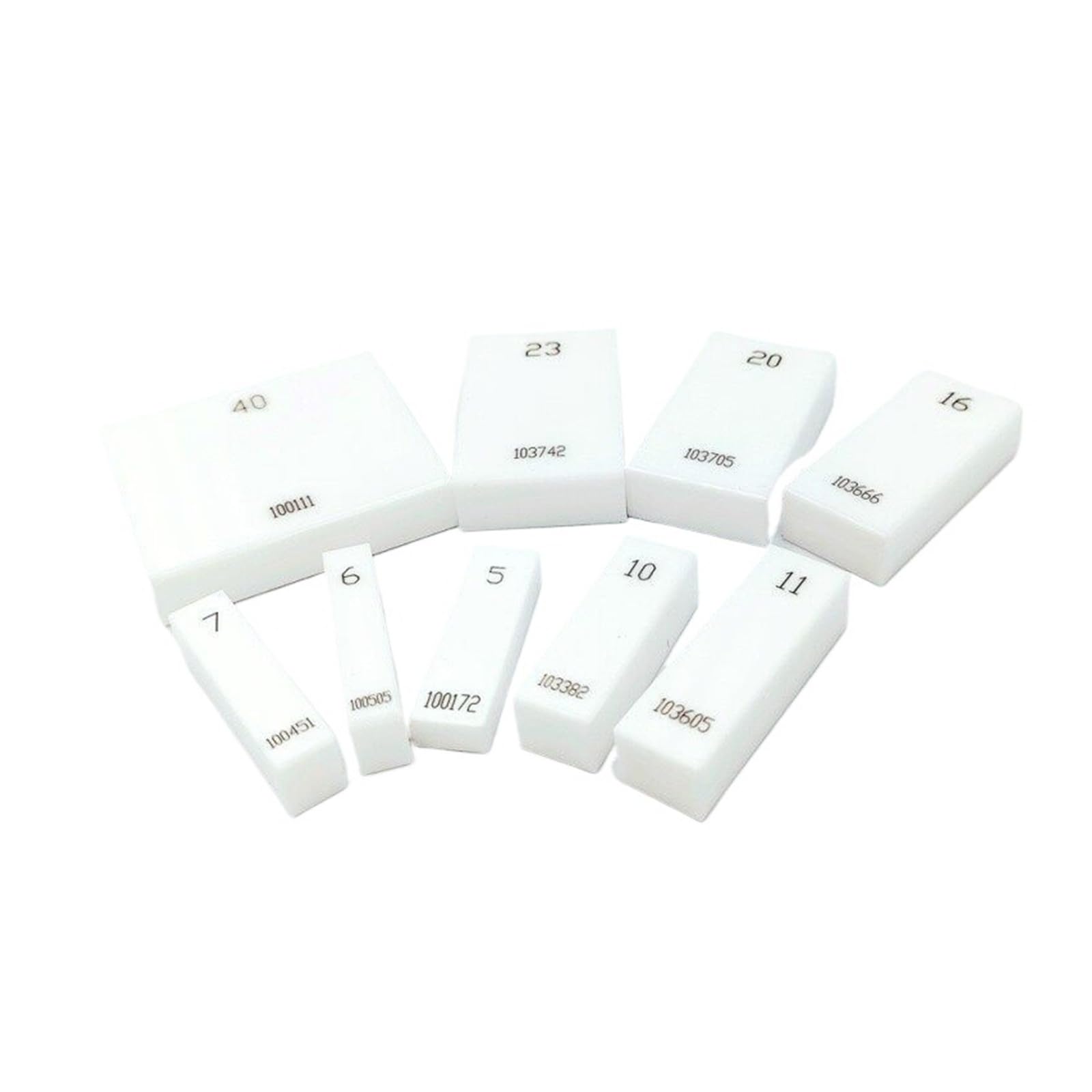 0,5-150 MM 1 szt. Precyzyjna ceramiczna płytka pomiarowa klasy 0 Standardowe bloki referencyjne do kalibracji mikrometrów i suwmiarki Precyzyjny pomiar(100mm)