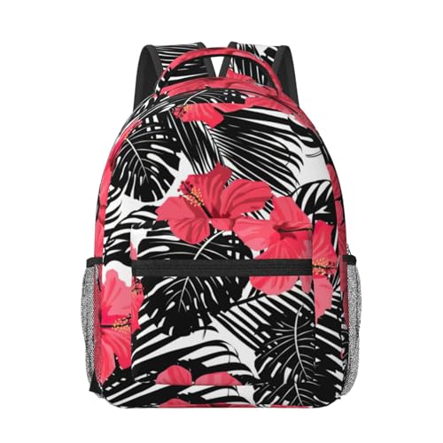 Sac de travail ordinateur portable imprimé hibiscus protégeant vos affaires en article personnel