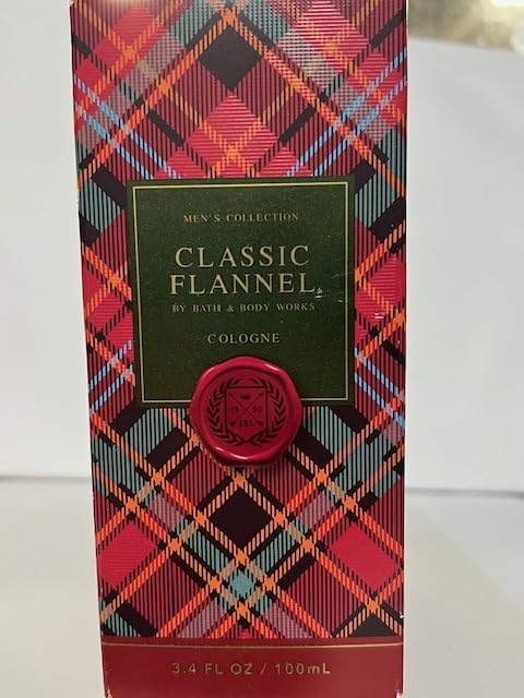 Bath & Body Works Classic Flannel Men's Fragrance 3.4 Ounces Cologne Spray