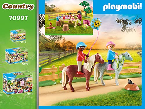 PLAYMOBIL Country 70997 Kindergeburtstag auf dem Ponyhof, Spielzeug für Kinder ab 4 Jahren – Bild 5