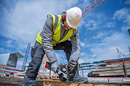 Bosch Professional BITURBO Akku-Winkelschleifer mit X-LOCK GWS 18V-15 PSC (Leistung wie kabelgebundenes Gerät mit 1.500 W, mit 2 x Akku ProCORE 8.0Ah, Ladegerät GAL 18V-160 C, in L-BOXX) – Bild 6