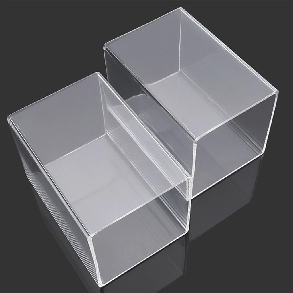 1pcs Acrylic Square Tube Length 390mm, for Garden Supplies 10~100mm Side Acrylic Square Pipe Hollow Duct Transparent Tube PMMA Tubing(200x200x4mm)