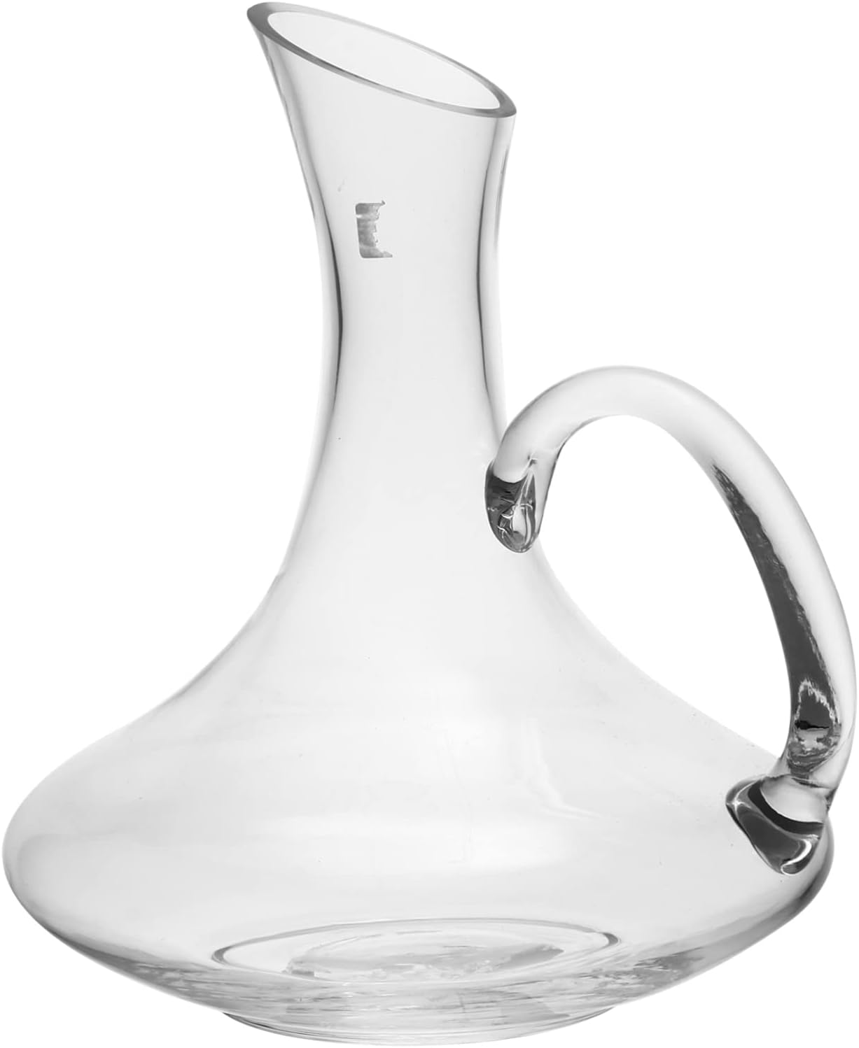 Crack Glass Wine Decanter with Handle Sturdy Beverage Storage Container Wine Distributor for Home Bar Restaurant Use