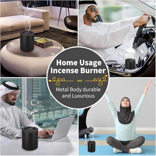 Diffuseur d'arômes électronique anti-odeur pour maison avec brûleur d'encens USB