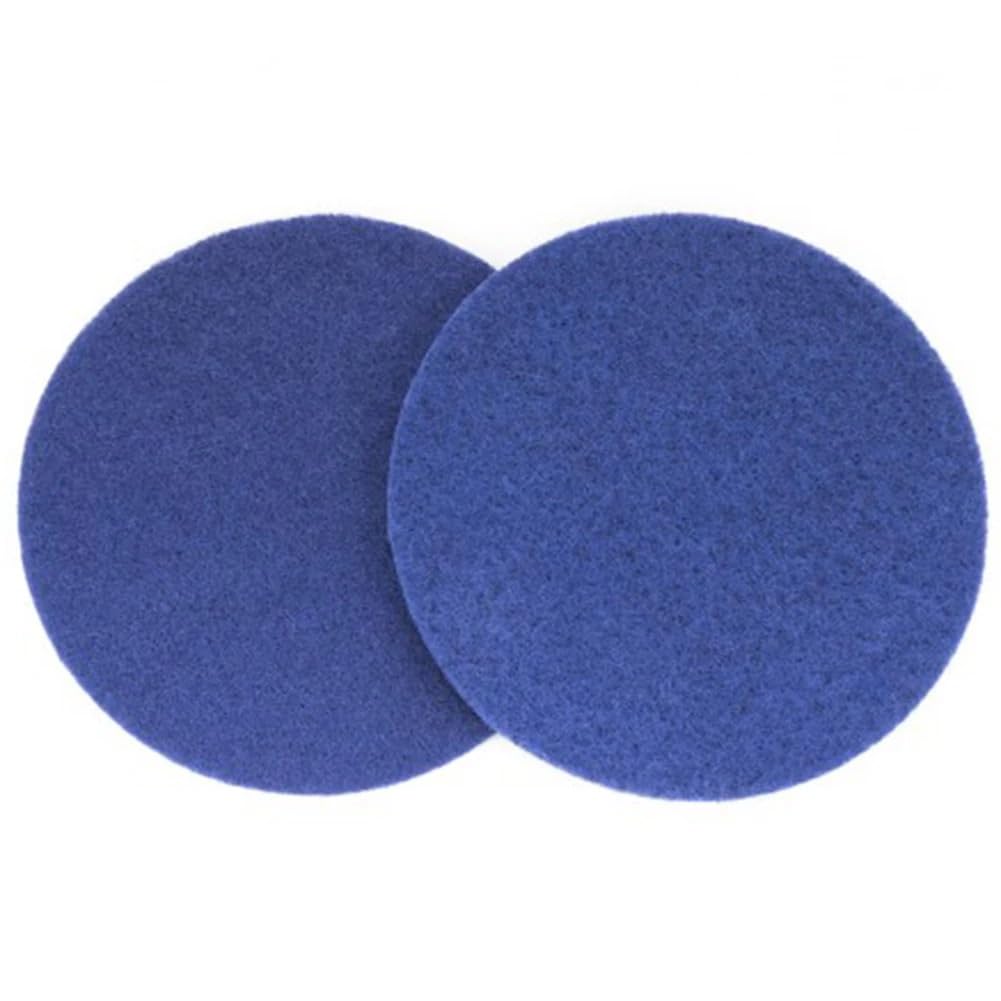 Chiffons ronds en microfibre de 16cm, 12 pièces, chiffons de vadrouille électriques à usage sec et humide, accessoires de remplacement for le nettoyage des sols Remplacement du tampon du robot