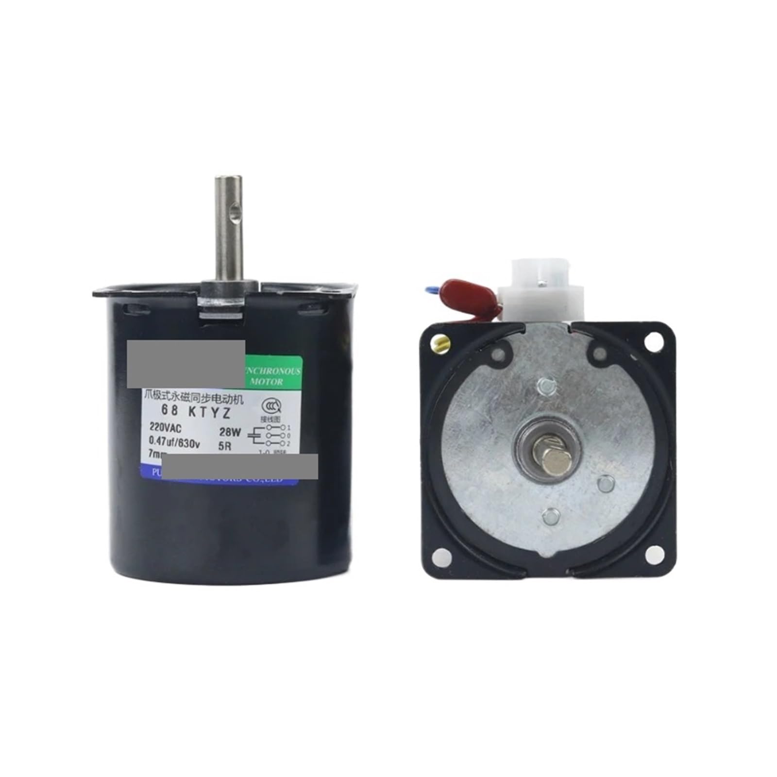 Motor síncrono 68KTYZ 28W AC 220V de engranaje imán permanente | 20rpm 220v