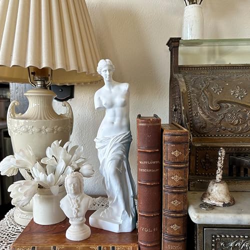 Estatua Venus de Milo de resina blanca 11.5 x 3.15 x 2.16 in miniatura 2