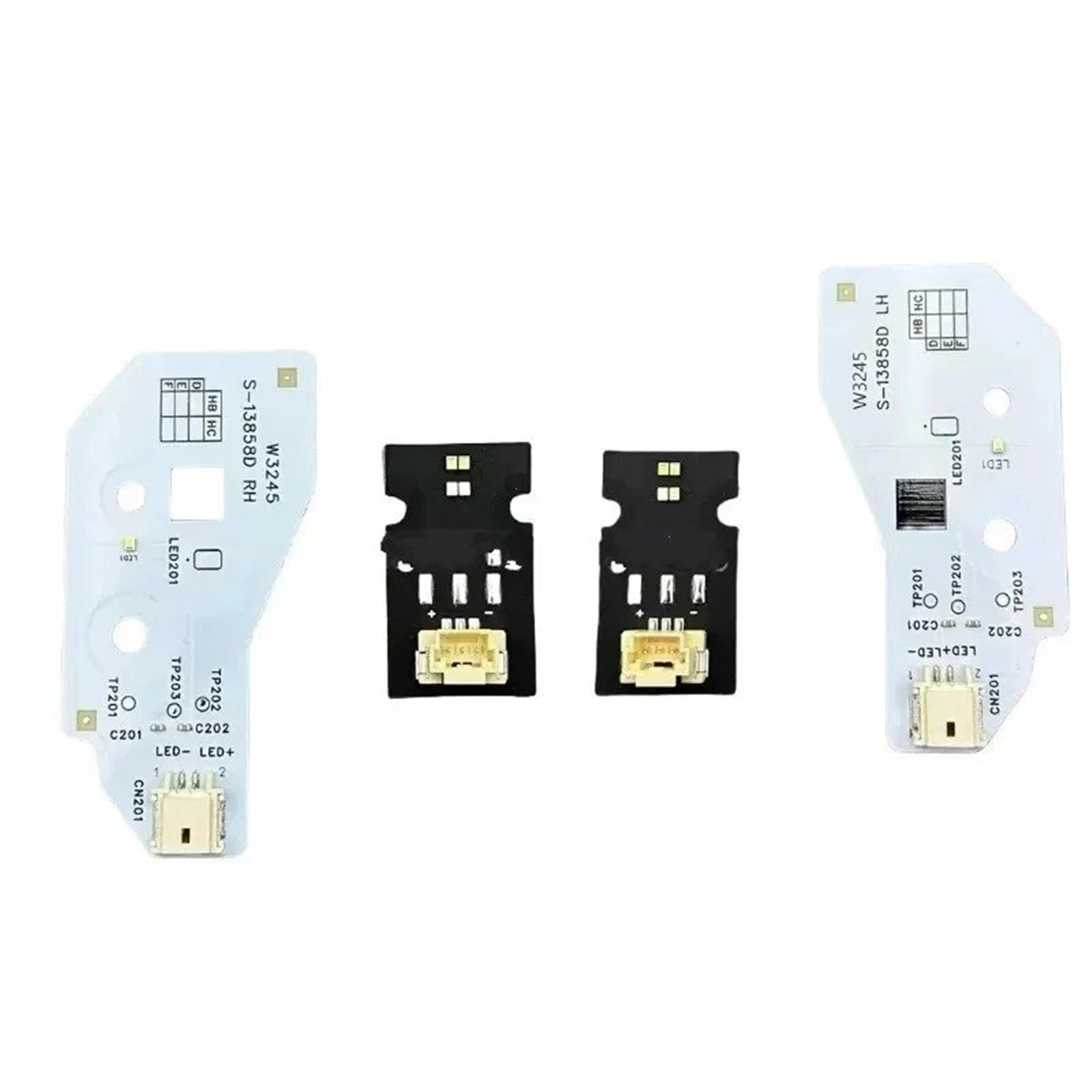Btdszji 4X A Pair Ballast Headlight For Accord 9.5 2016 2017 Car Headlights Drl Chip Ballast Pcb Led Circuit Board Light Source Boards(4X A Pair)