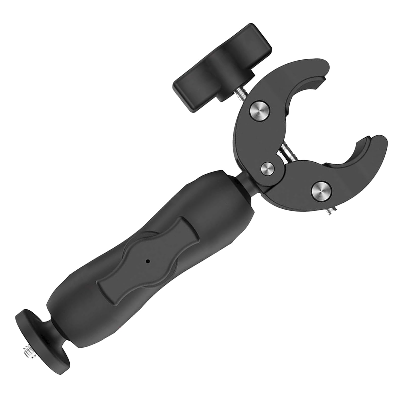 Supporto per Palo Regolabile, Staffa per Antenna Satellitare su Ponte (Supporto e adattatore argento)