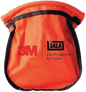 DBI/SALA Orange Small Parts Canvas Pouch With Innovative Self-Closure System