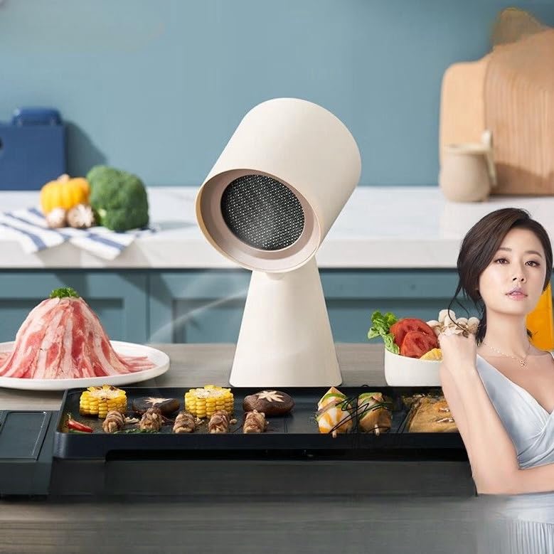 卓上レンジフード 換気扇 キッチン 台所 2段階風速 卓上吸煙機 卓上で