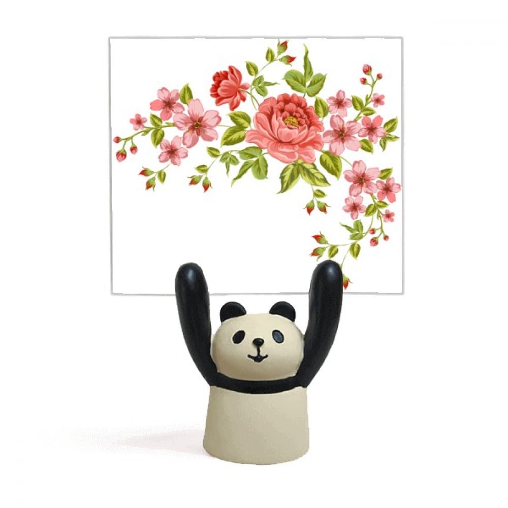 Porte-mémo panda original : le cadeau idéal avec roses rouges
