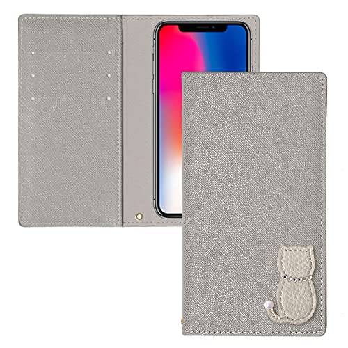 COVERARY �݊��i/���� Galaxy A57 5G �P�[�X �蒠�^ �X�}�z�P�[�X 1���� �O���[ �S�@��Ή� �X�^���h �X�N�G�A �L �˂� �X�^���h�t�� ���킢�� �l�R 100062635