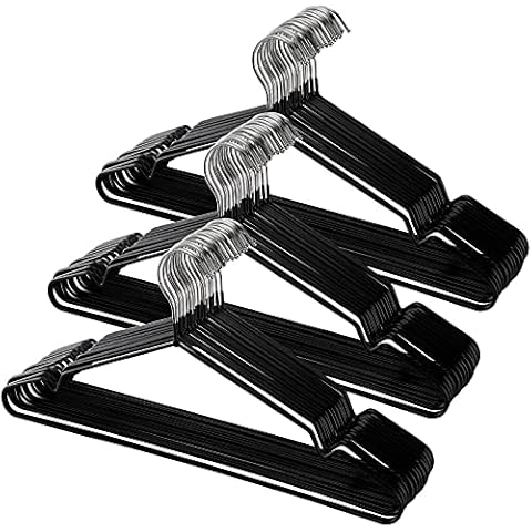 Tosnail 50 Pack 16-Inch Stainless Steel Wire Hangers Cover