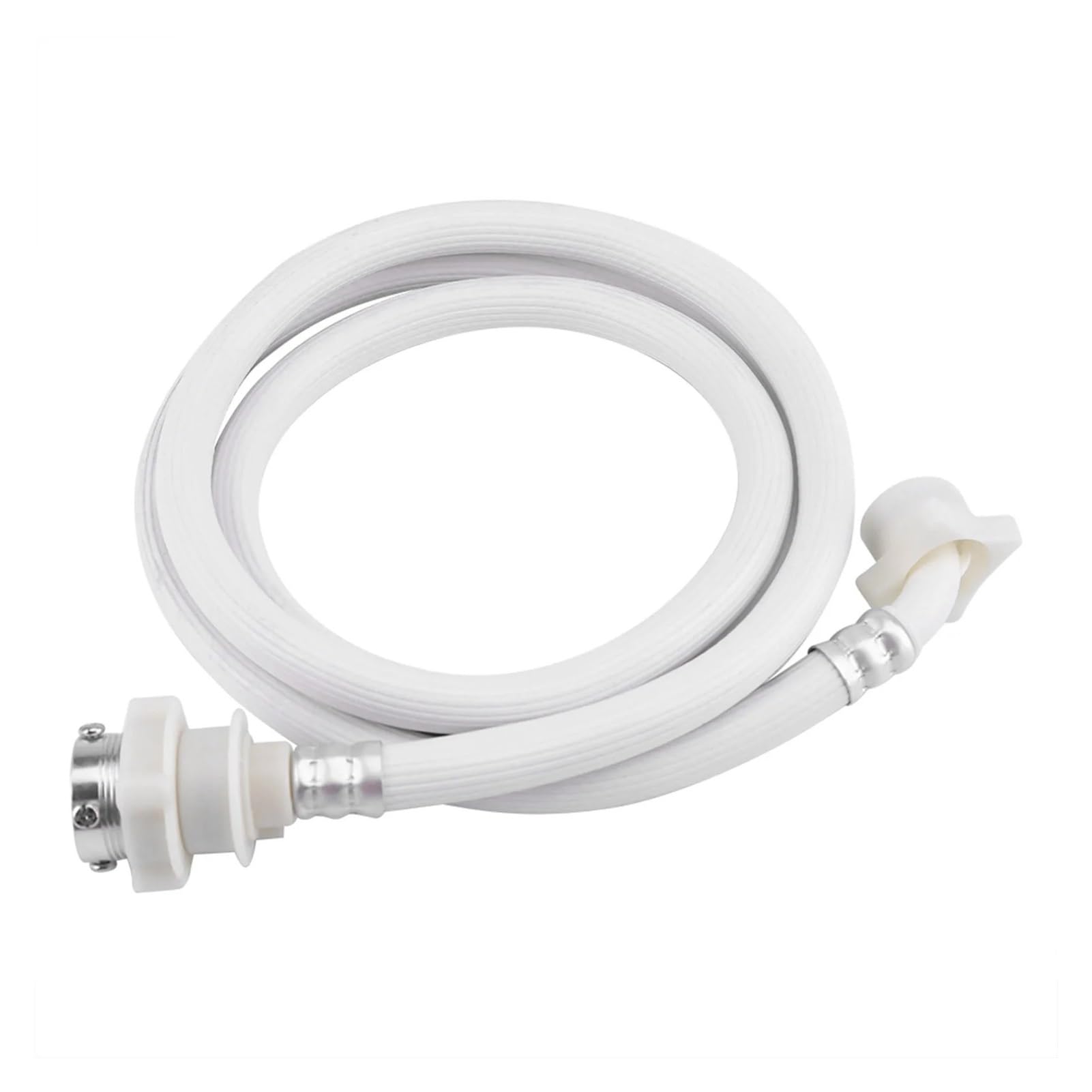 Washing Machine Water Inlet Hose Washer Pipe Tube Connector White Color Long Length(2m)