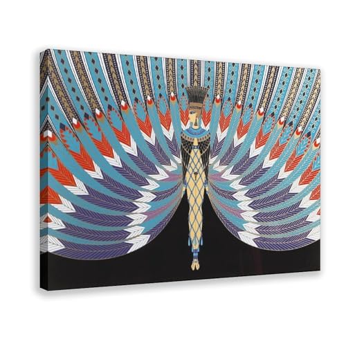 Toile The Nile Erte pour habiller un mur vide, cadre suspendu 61x91 cm