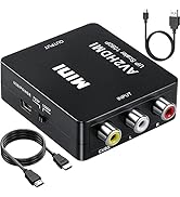 ヘッドレストモニター 2台 RCA to HDMI変換器 HDMIケーブル付き