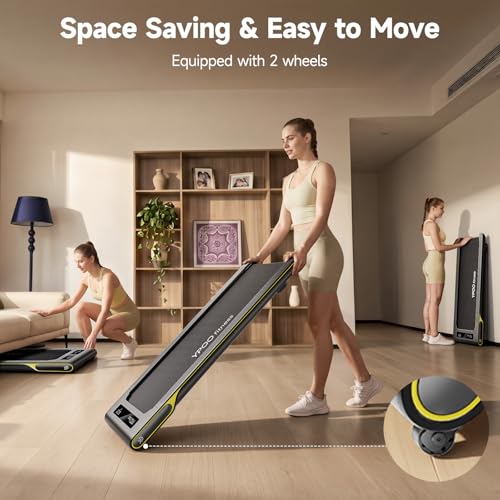 Image of YPOO Walking Pad with 14% Incline Under Desk Treadmill for Home & Office