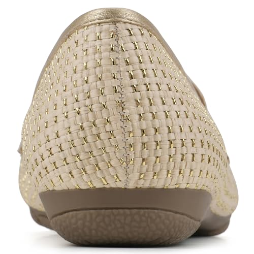 Image of CLIFFS BY WHITE MOUNTAIN Women's Glowing Cushioned Loafer Flat