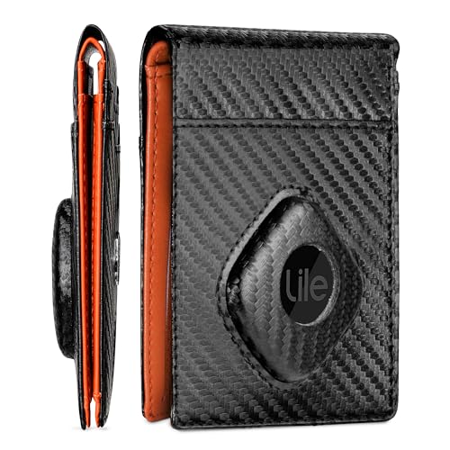 Image of ALPHA PAIR Men's Bifold 11 Slots for Tile, Black & Orange