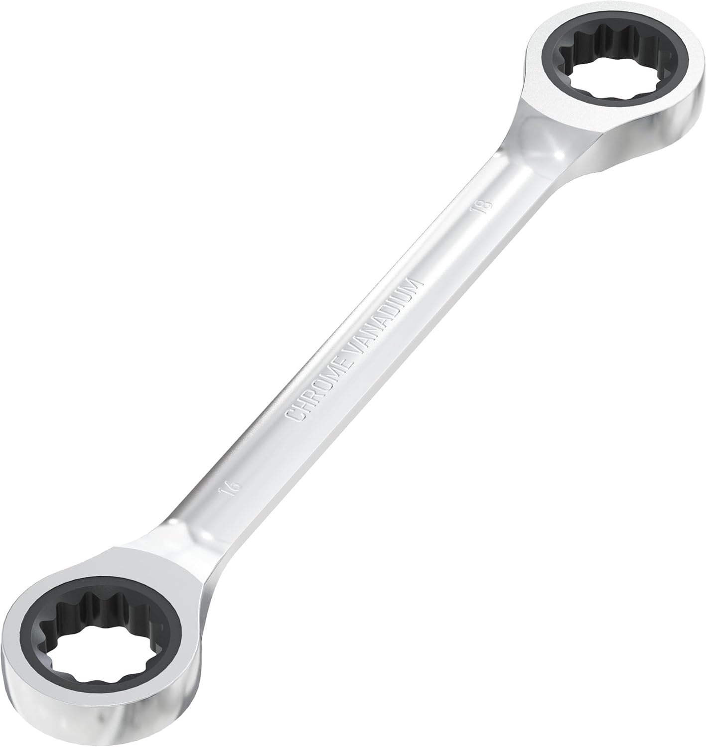 Skweawert Double Box End Ratcheting Wrench 16mm x 18mm