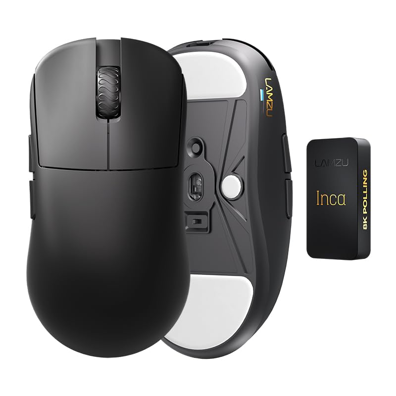 Amazon.co.jp: ラムズ(Lamzu) INCA ゲーミングマウス Black