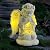 Solar Garden Outdoor Angel Statues - Outdoor Angel Sculptures Garden Decorations with Waterproof Led Lights for Patio, Balcony, Yard, Lawn Ornament - Unique Decor Gifts for Mom Grandma Women