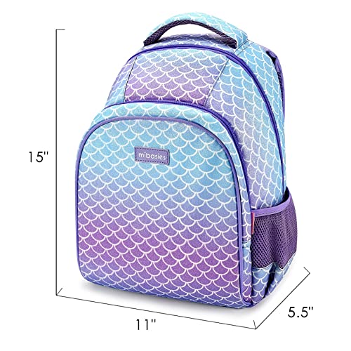 Mibasies Mermaind Backpack With Lunch Box For Girls thumb #6