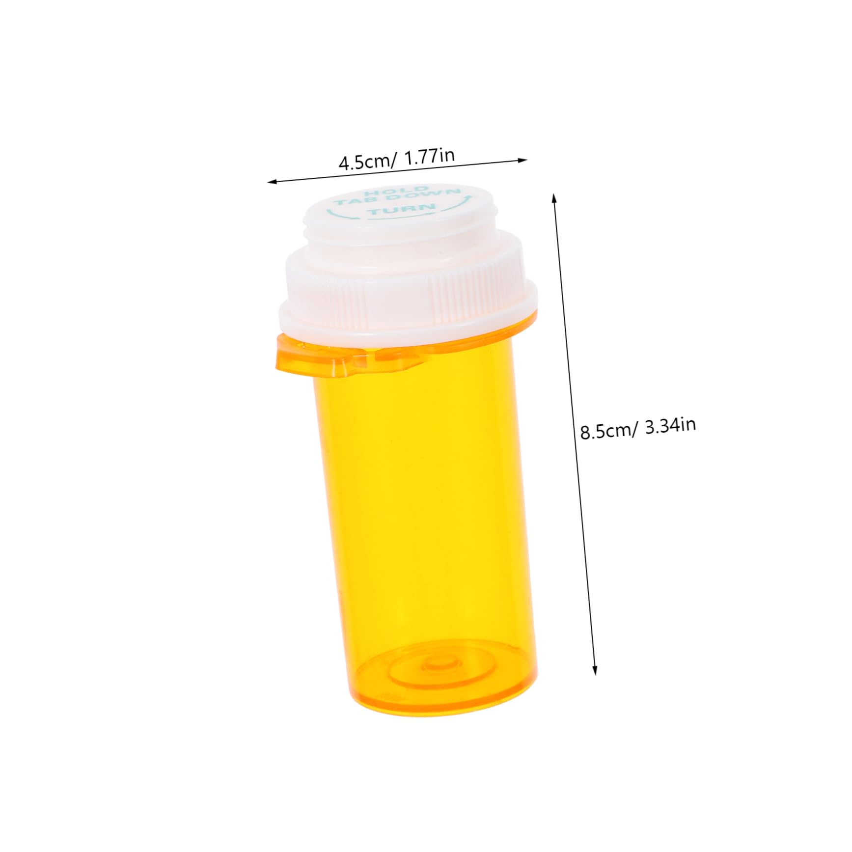 FOMIYES 10pcs Mini Travel Bottles Portable Daily Pill Case for Medication Leakproof Medicine Container Small Plastic Jewelry Box for Liquid Storage