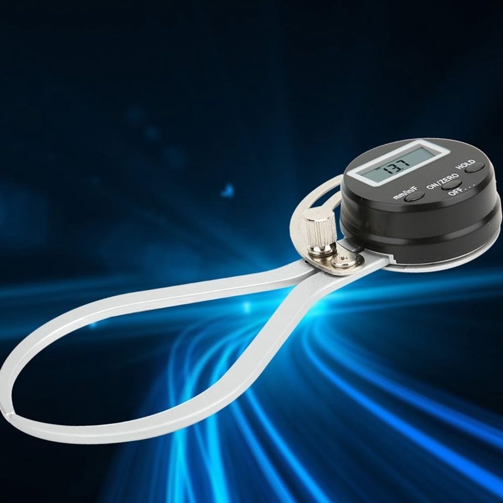 Calibrador digital electrónico de 0 a 150 mm, pantalla LCD grande, medidor de grosor de aleación para medición interna externa, unidad dual mm/pulgada para taller de mecanizado