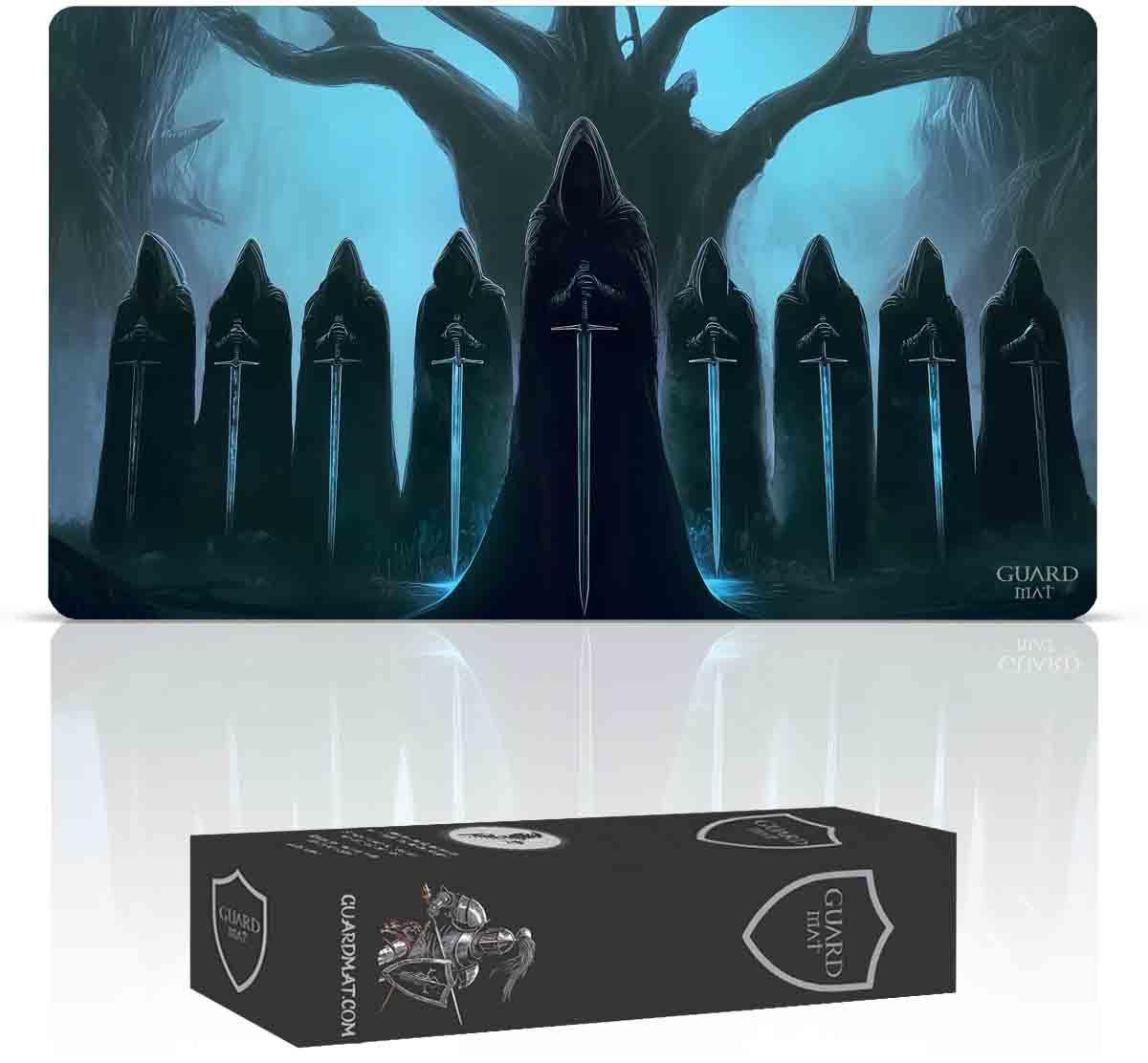 Guard Mat - Nazgul (Stitched Edges) - Play Mat for Magic - Play Mats for Magic The Gathering - Playmat Compatible with MTG, The Lord of the Rings, Pokemon, TCG, Card Game Mat