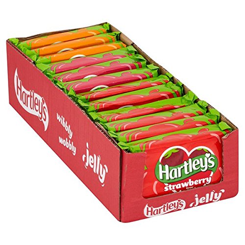 Hartley - Juego de 12 tabletas de gelatina variada, 12 x 135 g