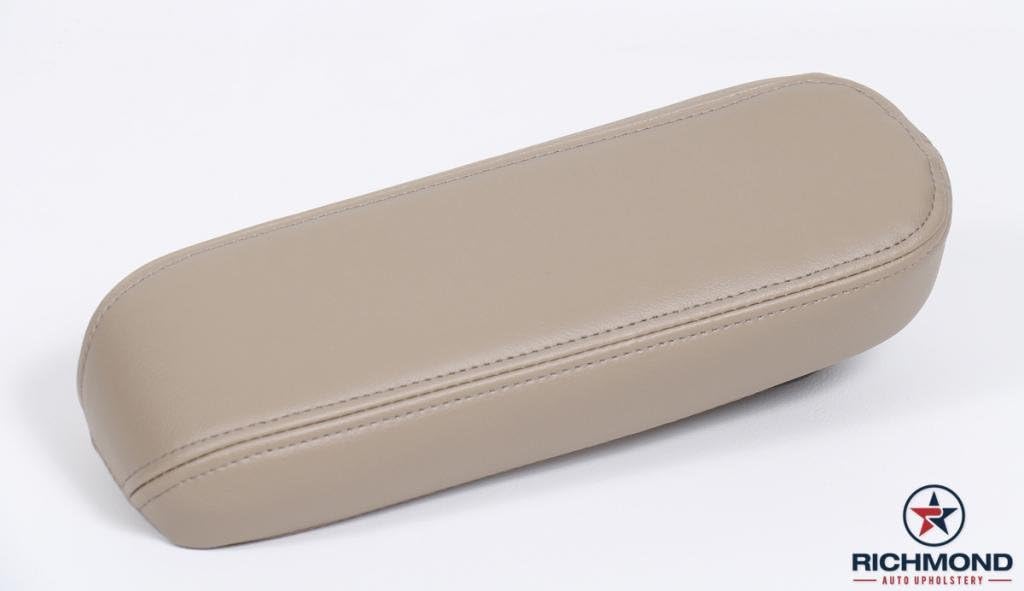Richmond Auto Upholstery (Compatible with 2001 Ford Excursion Limited- Driver Side Replacement Leather Armrest Cover, Tan